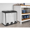 helit Poubelle de tri slectif "the separator", 3x 20 litres