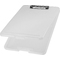 helit Porte-bloc avec compartiment "the clip", A4, blanc