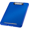 helit Porte-bloc avec compartiment "the clip", A4, bleu
