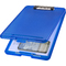 helit Porte-bloc avec compartiment "the clip", A4, bleu
