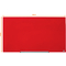 nobo Tableau en verre Impression Pro Widescreen, 45", rouge