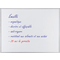 FRANKEN Tableau mural blanc ECO, maill, 600 x 450 mm