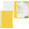 LEITZ chemise  lamelle Standard, format A4, PVC, jaune