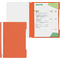 LEITZ chemise  lamelle Standard, format A4, PVC, orange,