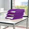 LEITZ Corbeille  courrier Plus WOW, A4, polystyrne, violet
