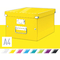 LEITZ Bote de rangement Click & Store WOW, A4, jaune