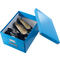 LEITZ Bote de rangement Click & Store WOW, A4, bleu