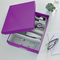 LEITZ Bote de rangement Click & Store WOW, grand, violet