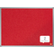 nobo Tableau d'affichage Essence, (L)600 x (H)450 mm, rouge