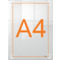 nobo Porte-affiche acrylique Premium Plus, A4, transparent