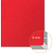 nobo Tableau d'affichage Impression Pro Widescreen, rouge