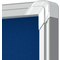 nobo Vitrine d'affichage Premium Plus, feutre, 8x A4, bleu