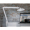 MAUL Lampe de bureau  LED MAULintro, dimmable, pince, blanc