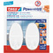 tesa Powerstrips Crochet adhsif LARGE, oval, blanc