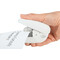 WEDO Mini agrafeuse sans agrafes, capacité: 5 feuilles,blanc