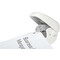 WEDO Mini agrafeuse sans agrafes, capacité: 5 feuilles,blanc