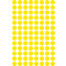 AVERY Zweckform Pastille de couleur, diamtre 8 mm, jaune