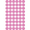 AVERY Zweckform Pastille de couleur, diamtre 12 mm, rose
