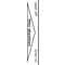 AVERY Zweckform Etiquette  affranchir, 157 x 39 mm, simple