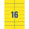 AVERY Zweckform Etiquette universelle, 105 x 37 mm, jaune