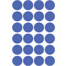 AVERY Zweckform Pastille de couleur, enlevable, 18 mm, bleu