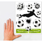 AVERY Zweckform ZDesign KIDS Sticker fentre "Foot", A4
