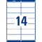 AVERY Zweckform Etiquettes adresse QuickPEEL, 99,1 x 38,1 mm