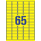 AVERY Zweckform Stick&Lift Etiquette, 38,1 x 21,2 mm, jaune