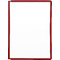 DURABLE Plaque pochette SHERPA, A4, cadre: rouge