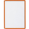 DURABLE Plaque pochette SHERPA, A4, cadre: orange