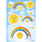 HERMA Sticker MAGIC "Rainbow", en film, paillet