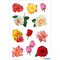 HERMA Sticker DECOR "Boutons de rose multicolores"