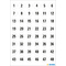 HERMA stickers chiffres 1-240, diamtre: 12 mm, blanc