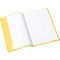 HERMA protge-cahier, format A5, en PP, jaune transparent,