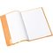 HERMA protge-cahiers, format A5, en PP, orange transparent
