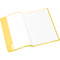 HERMA Protge-cahier, format A4, en PP, jaune transparent