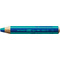 STABILO Crayon multi-talents woody 3en1 duo, bleu/turquoise