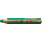 STABILO Crayon multi-talents woody 3 en 1, rond, vert fonc