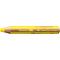 STABILO Crayon multi-talents woody 3 en 1, rond, jaune