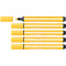 STABILO Stylo feutre Trio Scribbi, jaune