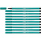 STABILO Stylo Feutre Pen 68, bleu turquoise