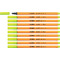 STABILO Feutre  pointe fine point 88, jaune fluo