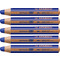STABILO Crayon multi-talents woody 3 en 1, rond, bleu fonc