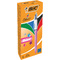 BIC Stylo  bille rtractable 4Colours Shine, trac: 0,32 mm