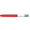 BIC Stylo  bille rtractable collection 4 Colours, bote