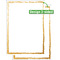 sigel papier Design "Golden frame", A4, 200 g/m2