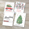 sigel Set de cartes postales de Nol "Colourful Chrismas",A6
