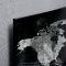 sigel Tableau magntique en verre Artverum "World Map"