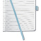 sigel Carnet de notes Jolie, similicuir, A5, bleu ciel
