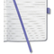 sigel Carnet de notes Jolie Flair, simili cuir, A6, violet